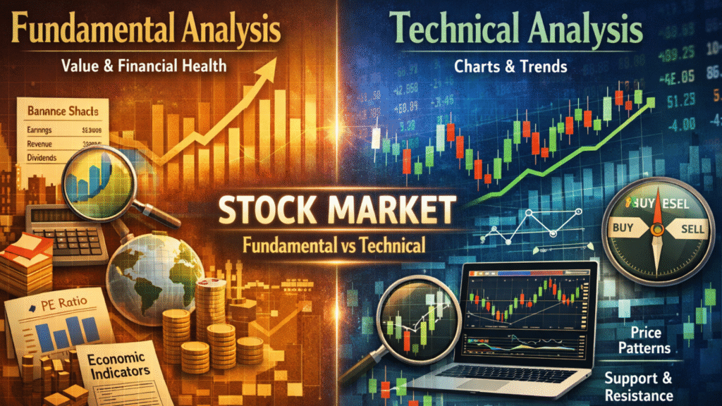 Importance of Fundamental Analysis and Technical Analysis in Stock Market